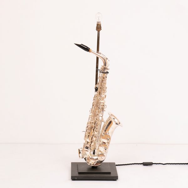Upcycled Saxophone Lamp